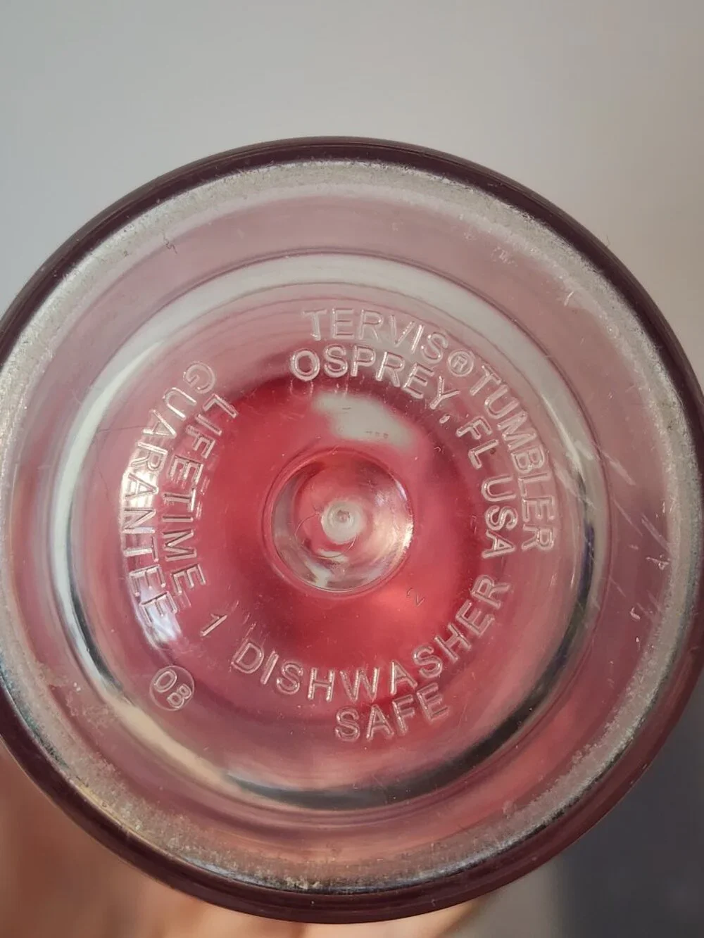 Tervis Colorful Floral Pink Patchwork Flip Flop Tumbler 24oz - Used